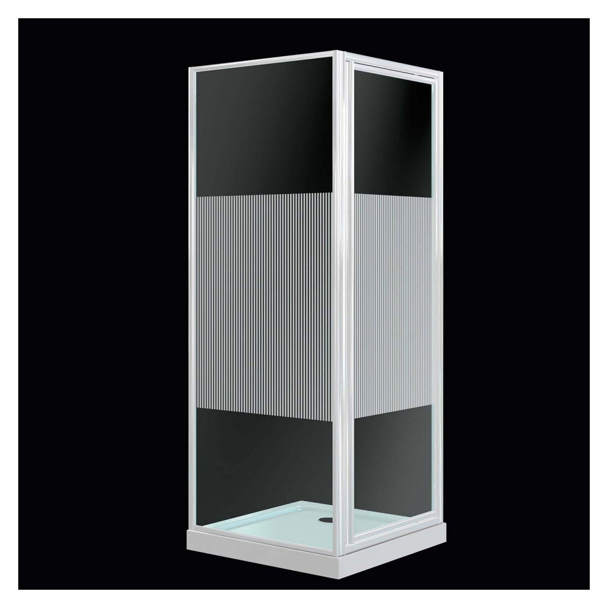 SupaPlumb pivot door shower enclosure 1850 x 760mm