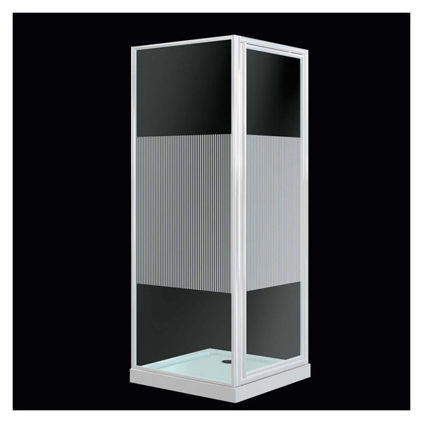 SupaPlumb pivot door shower enclosure 1850 x 760mm