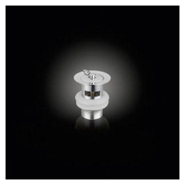 SupaPlumb plug and chain basin waste with chrome plug