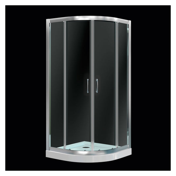 SupaPlumb twin sliding quadrant shower door 1850 x 900mm
