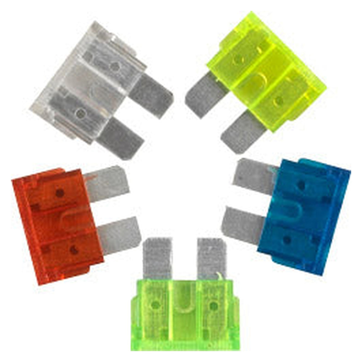 SupaTool 10 piece car fuse set in assorted amp ratings