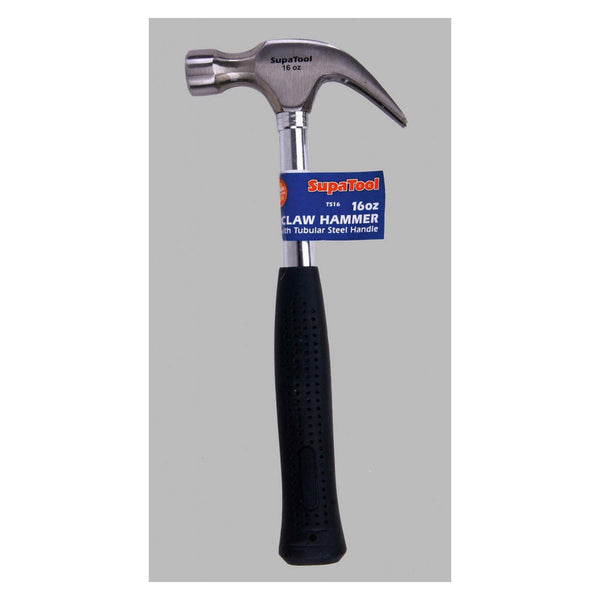 SupaTool 16oz tubular steel claw hammer