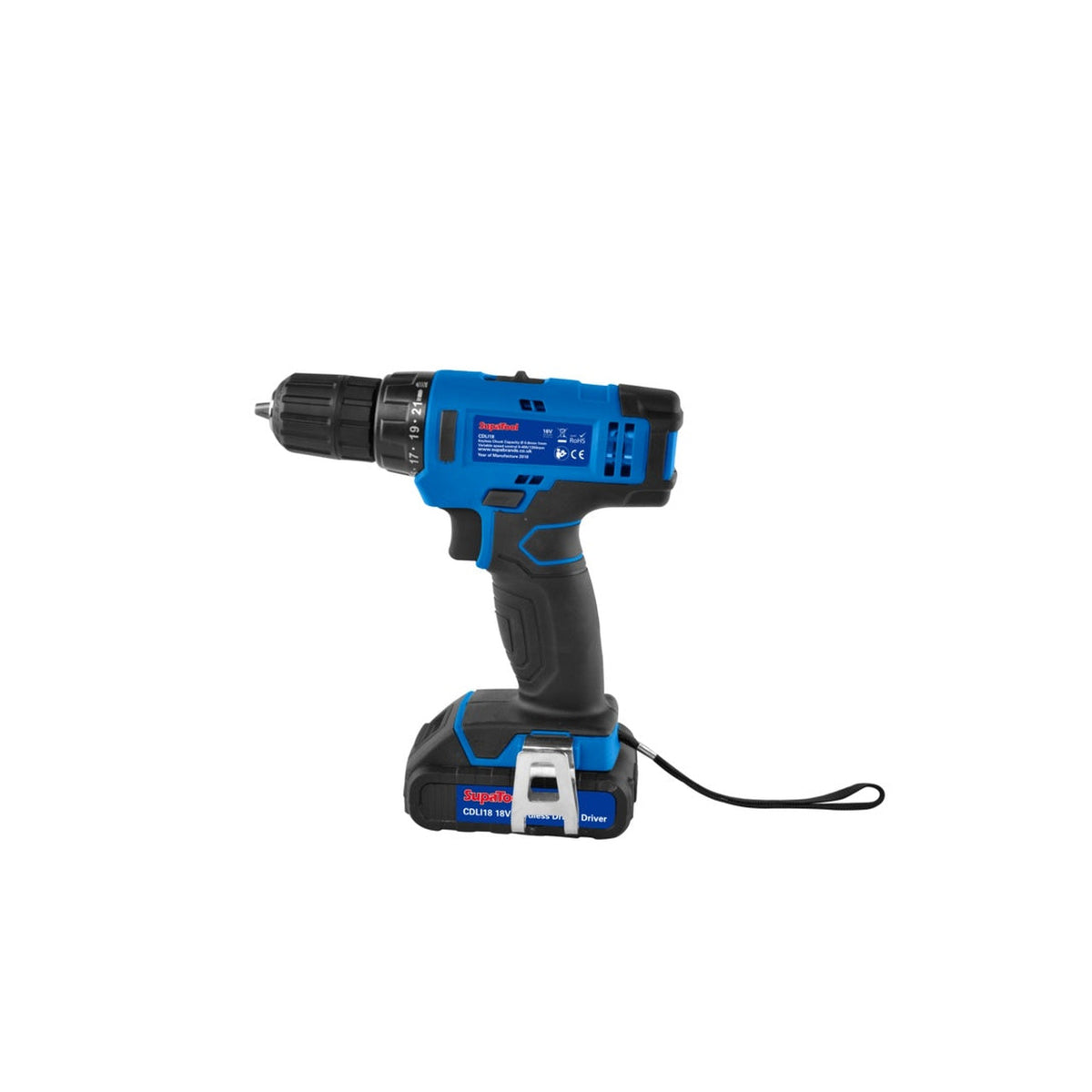 SupaTool 18V cordless drill, view 2