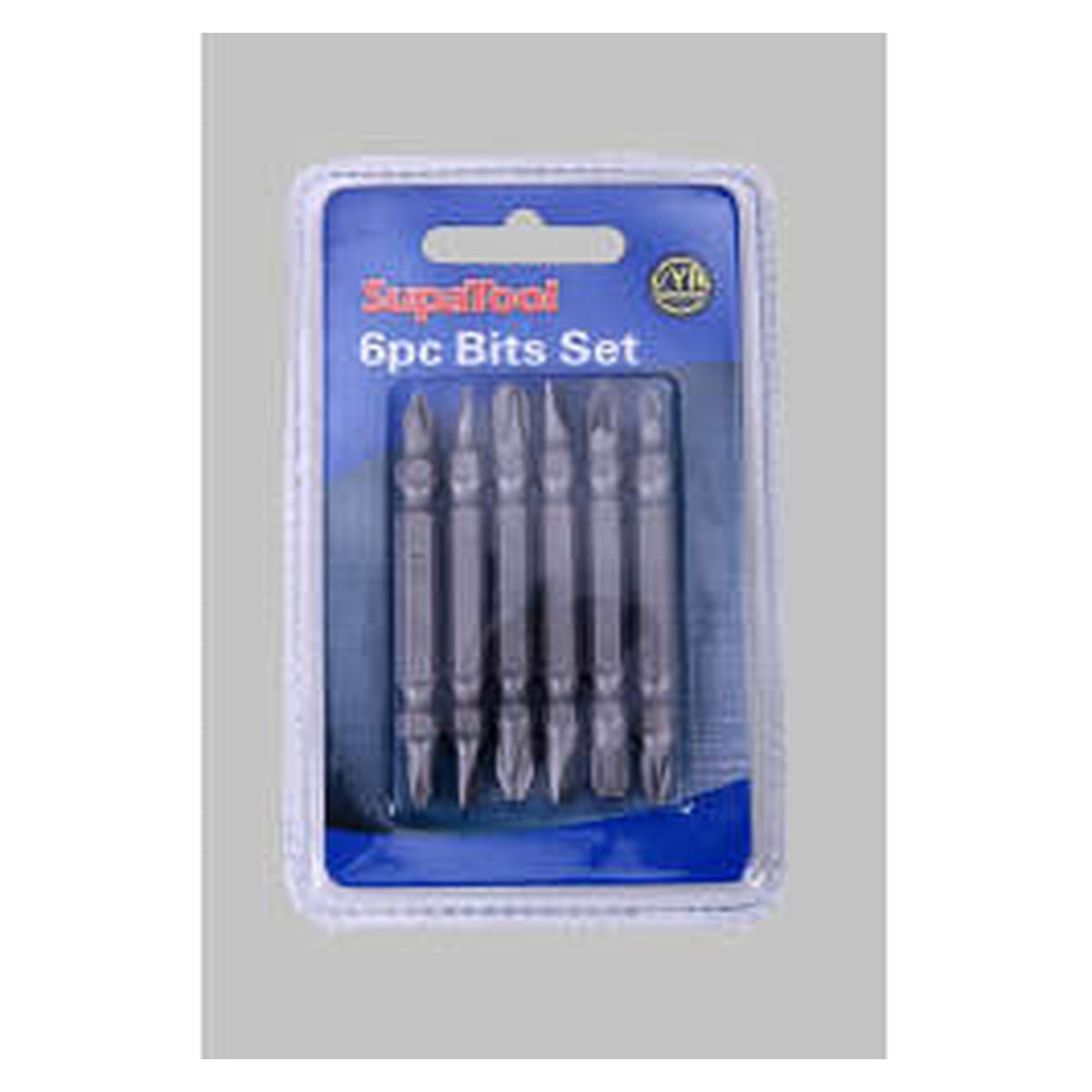 SupaTool 6 piece 65mm double end power bits