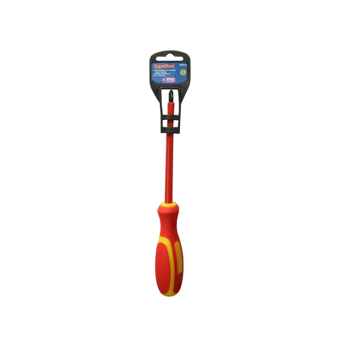 SupaTool electrical screwdriver slotted No 2, 125mm