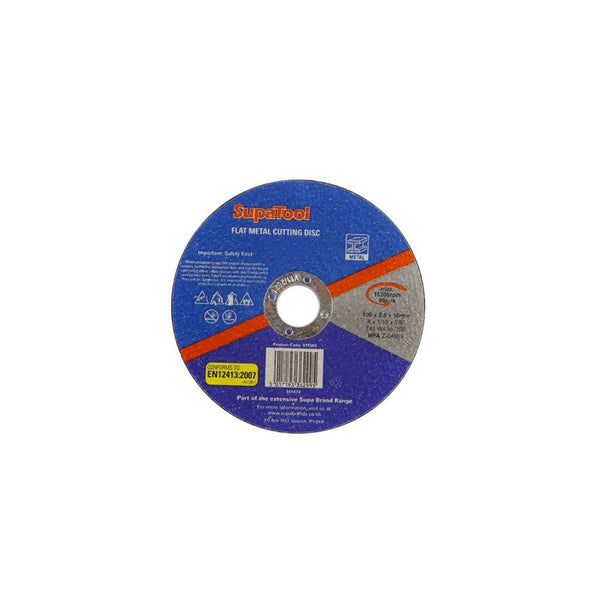 SupaTool 100mm x 2.5mm flat metal cutting disc