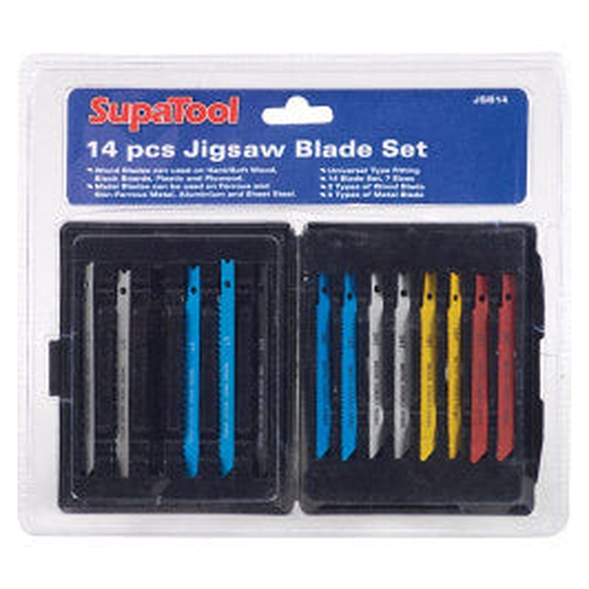 SupaTool 14 piece jigsaw blade set