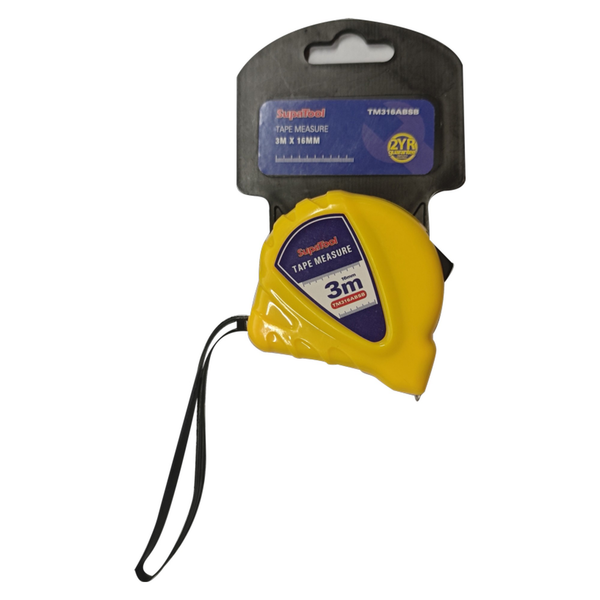 SupaTool 3m plastic case tape measure