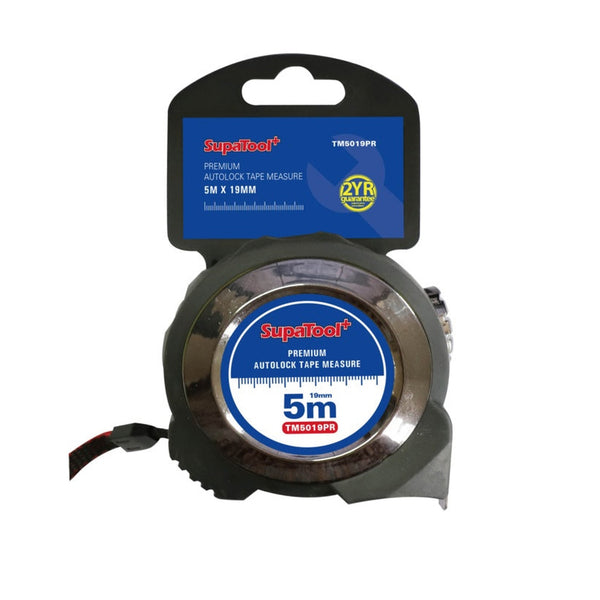 SupaTool+ premium 5m auto lock tape measure