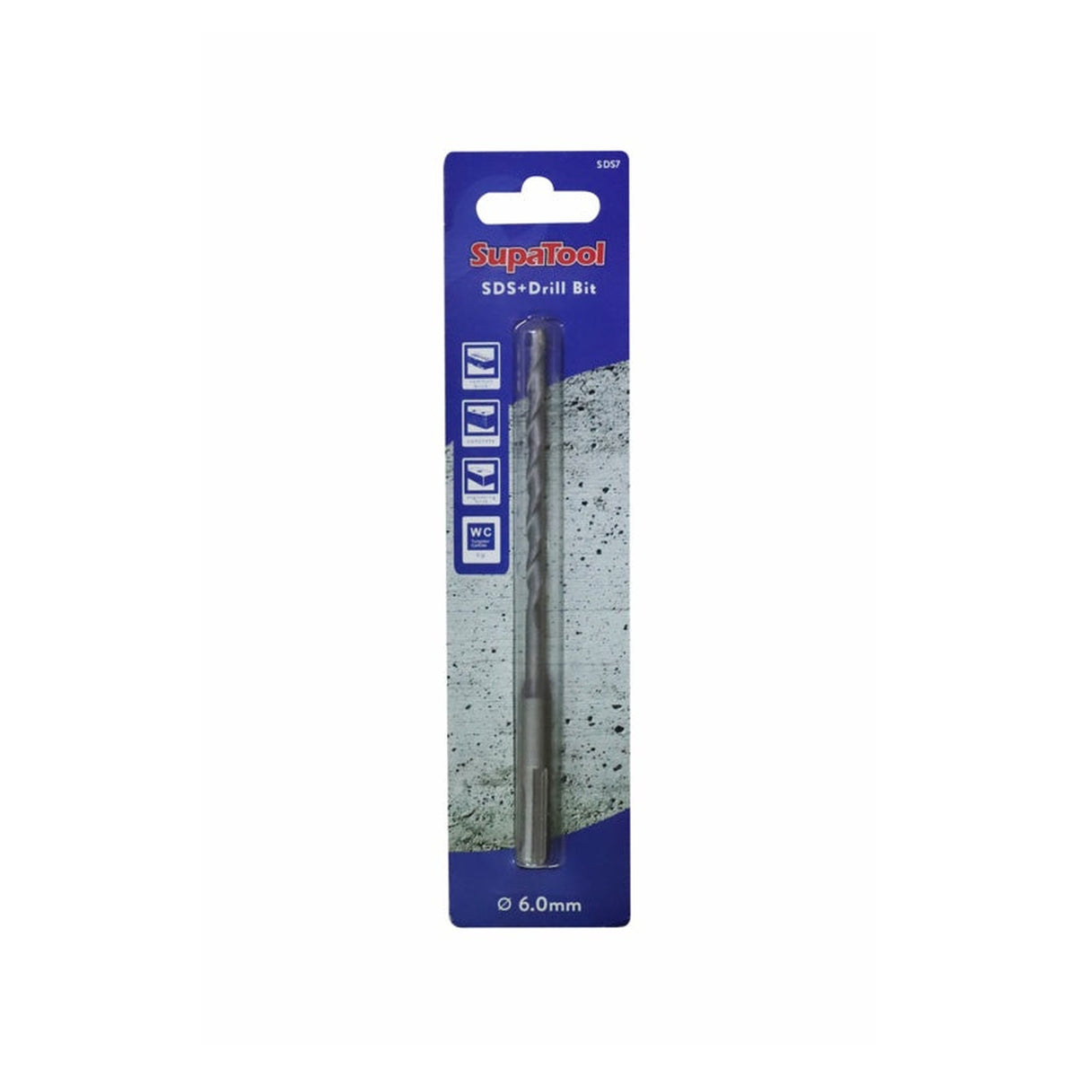 SupaTool SDS masonry drill bit 6x160mm