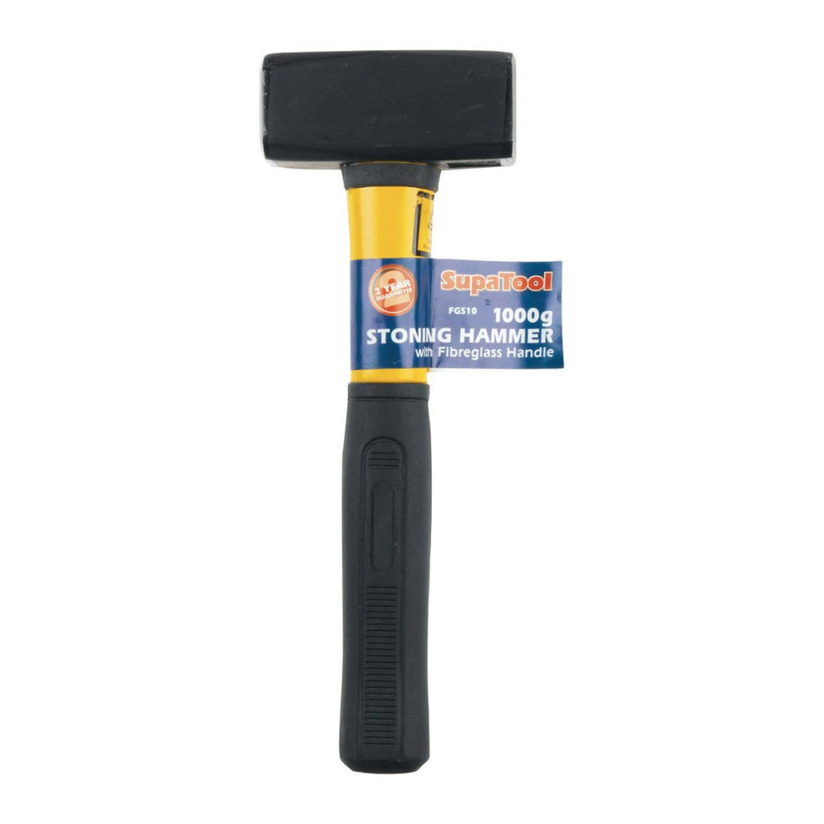 SupaTool 1000g stoning hammer with fibre glass shaft