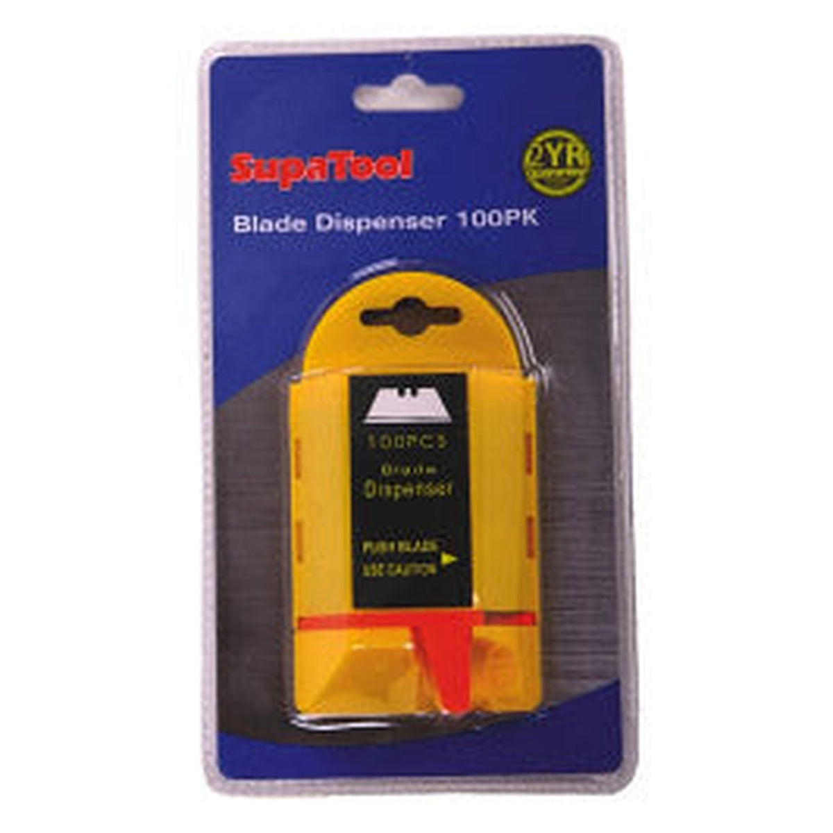 SupaTool utility knife blades, pack of 100 in dispenser