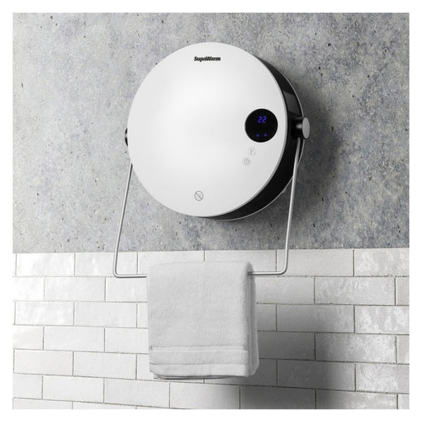 SupaWarm 2000W PTC wall mounted bathroom heater
