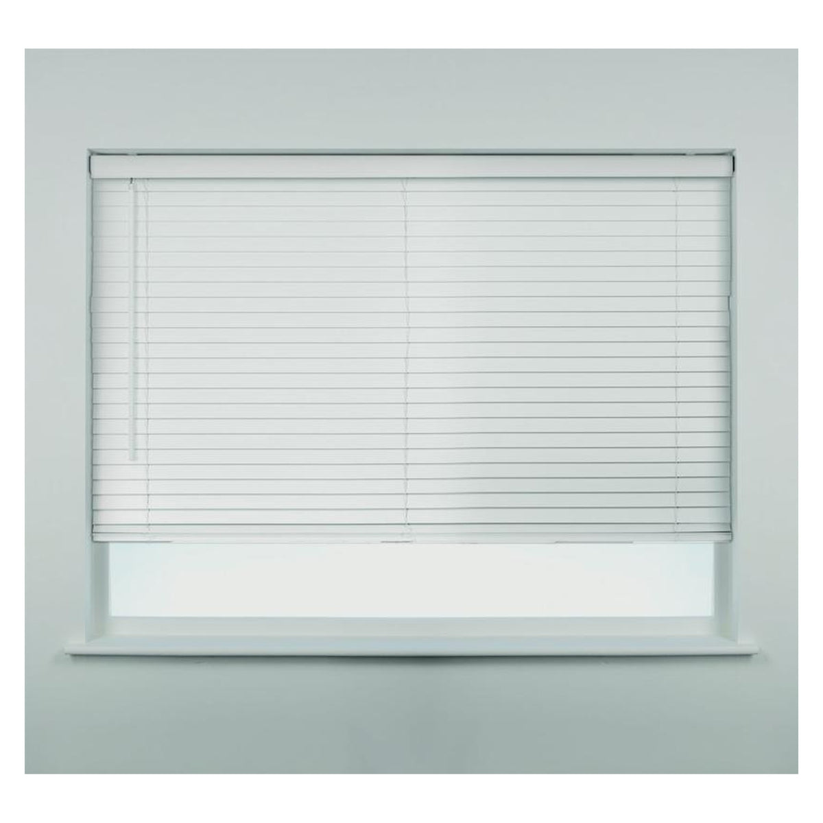 Swish white fauxwood blind 180cm