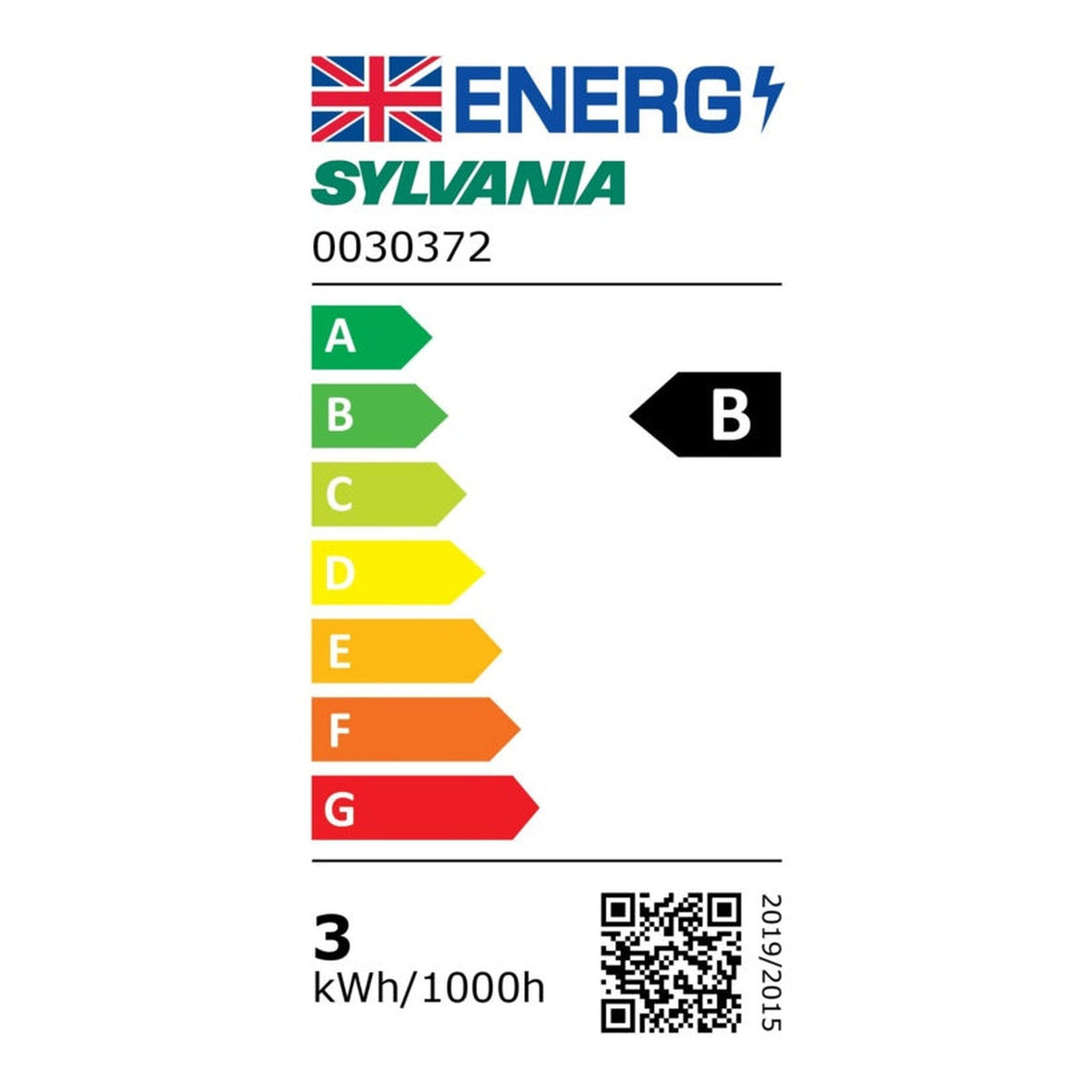 Sylvania LED GU10 bulb, cool white 350 lumen, view 2