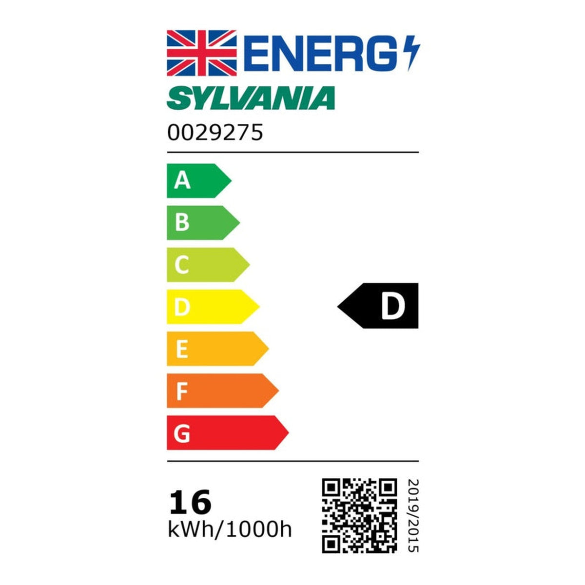 Sylvania T8 LED tube V3, 4ft 16W 2400lm, view 3