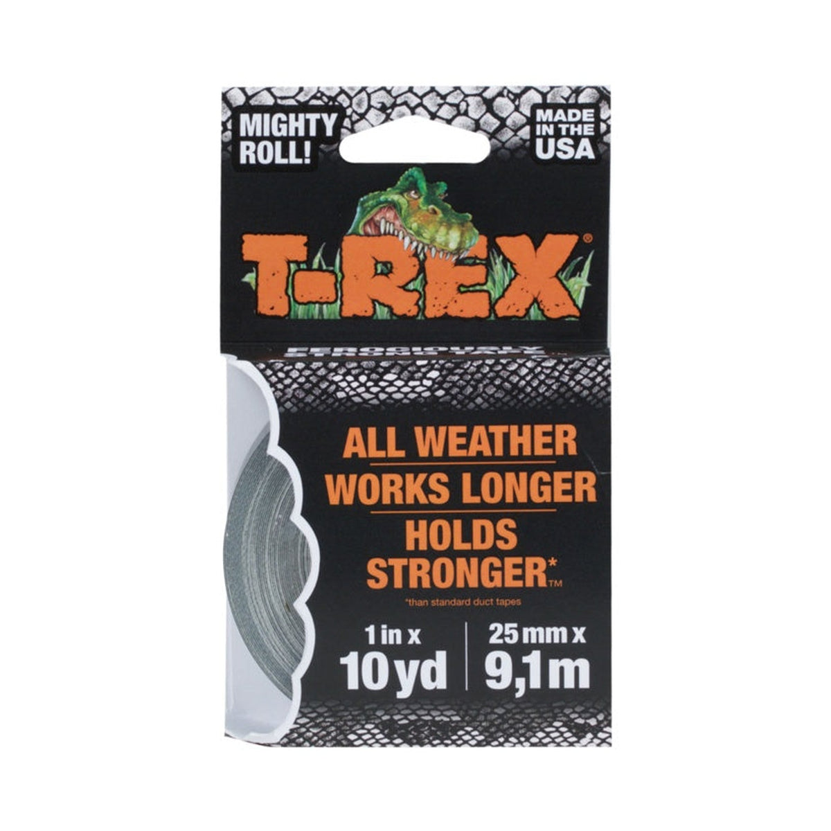 T-Rex Ferociously Strong Tape, 25mm x 9.1m handy roll
