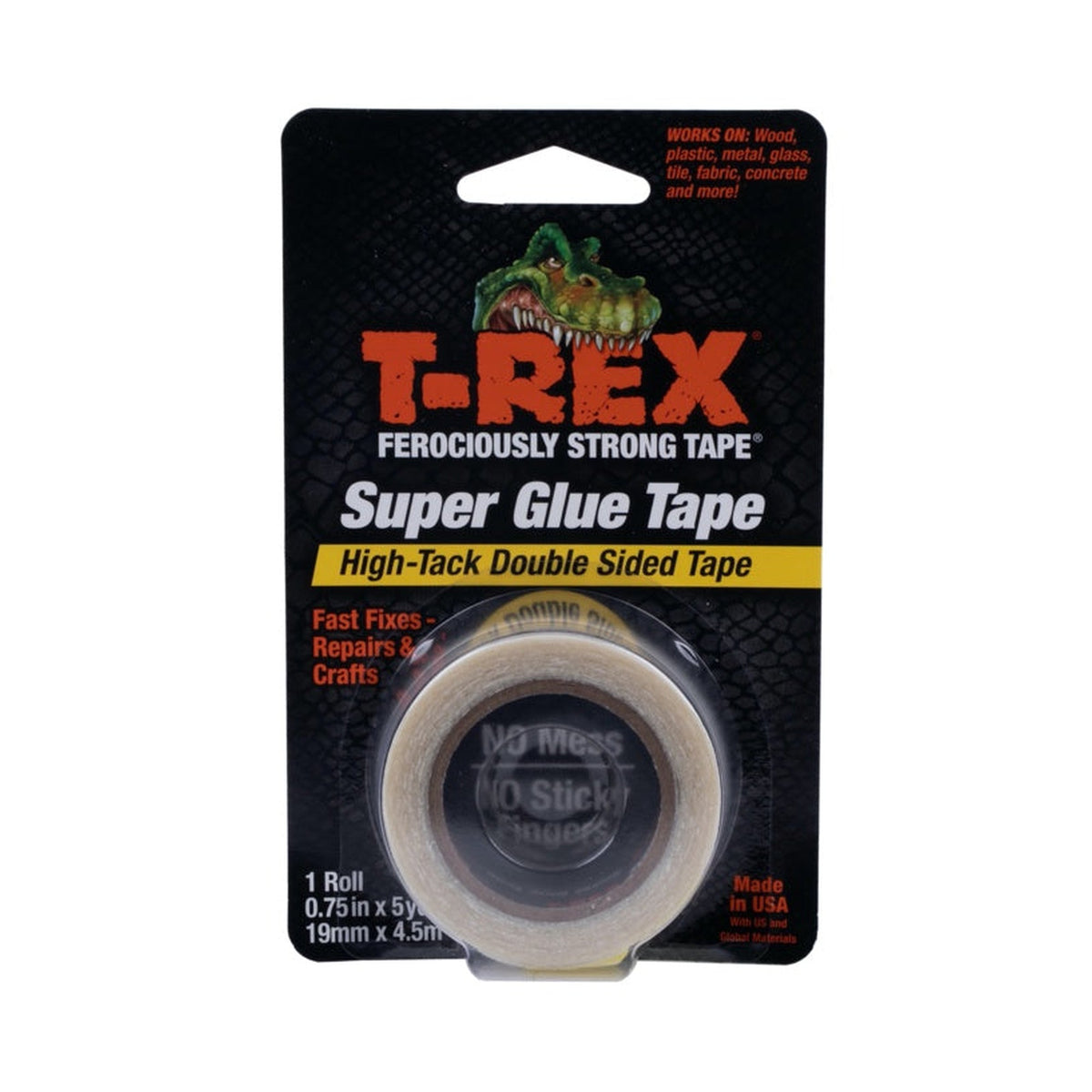 T-Rex Super Glue Clear Tape, 4.5m x 19mm, view 2