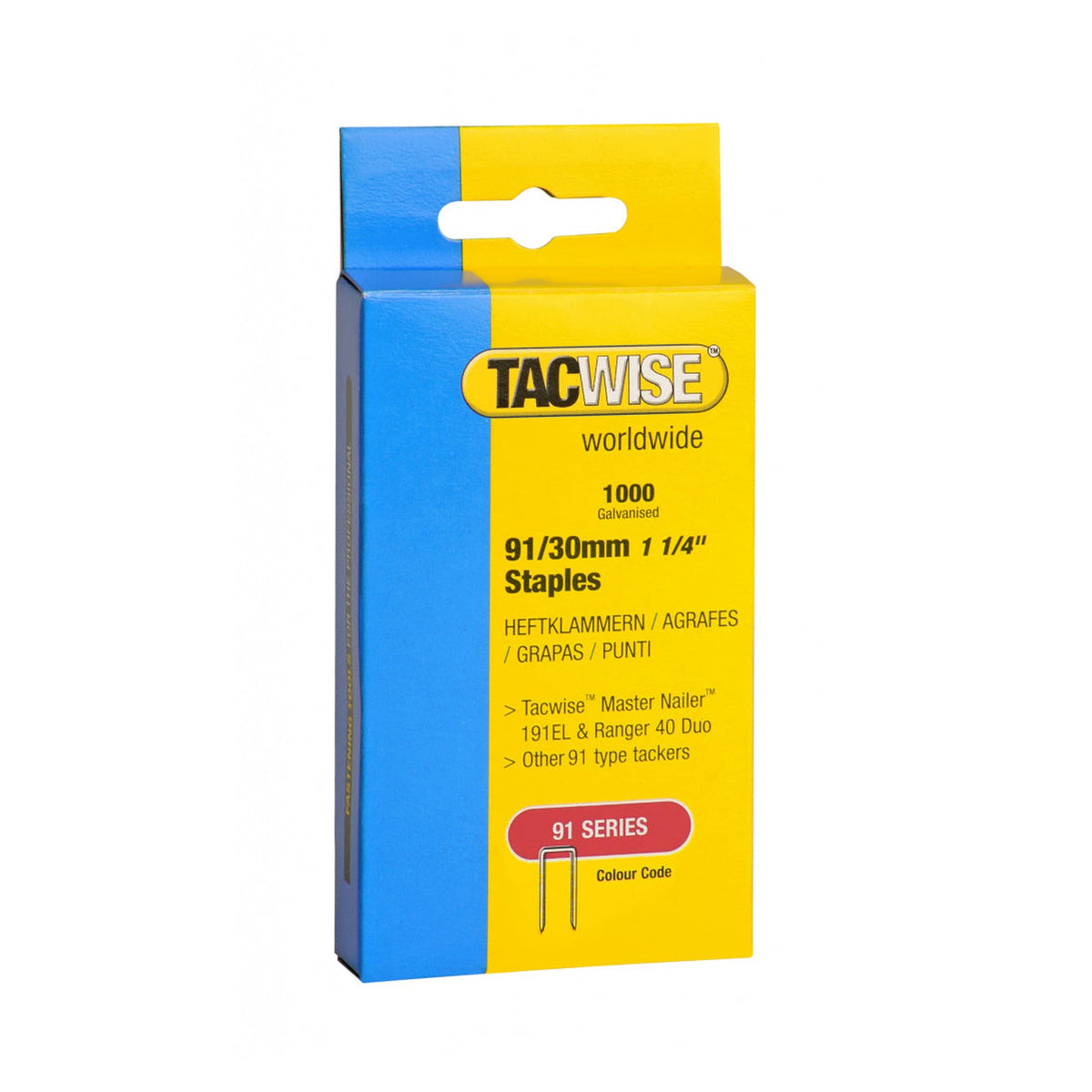 Tacwise tacker staples 30mm