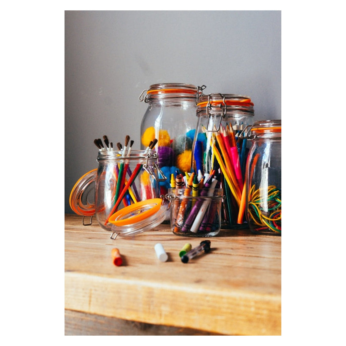 Tala classic airtight lever arm glass storage jar 700ml, view 2