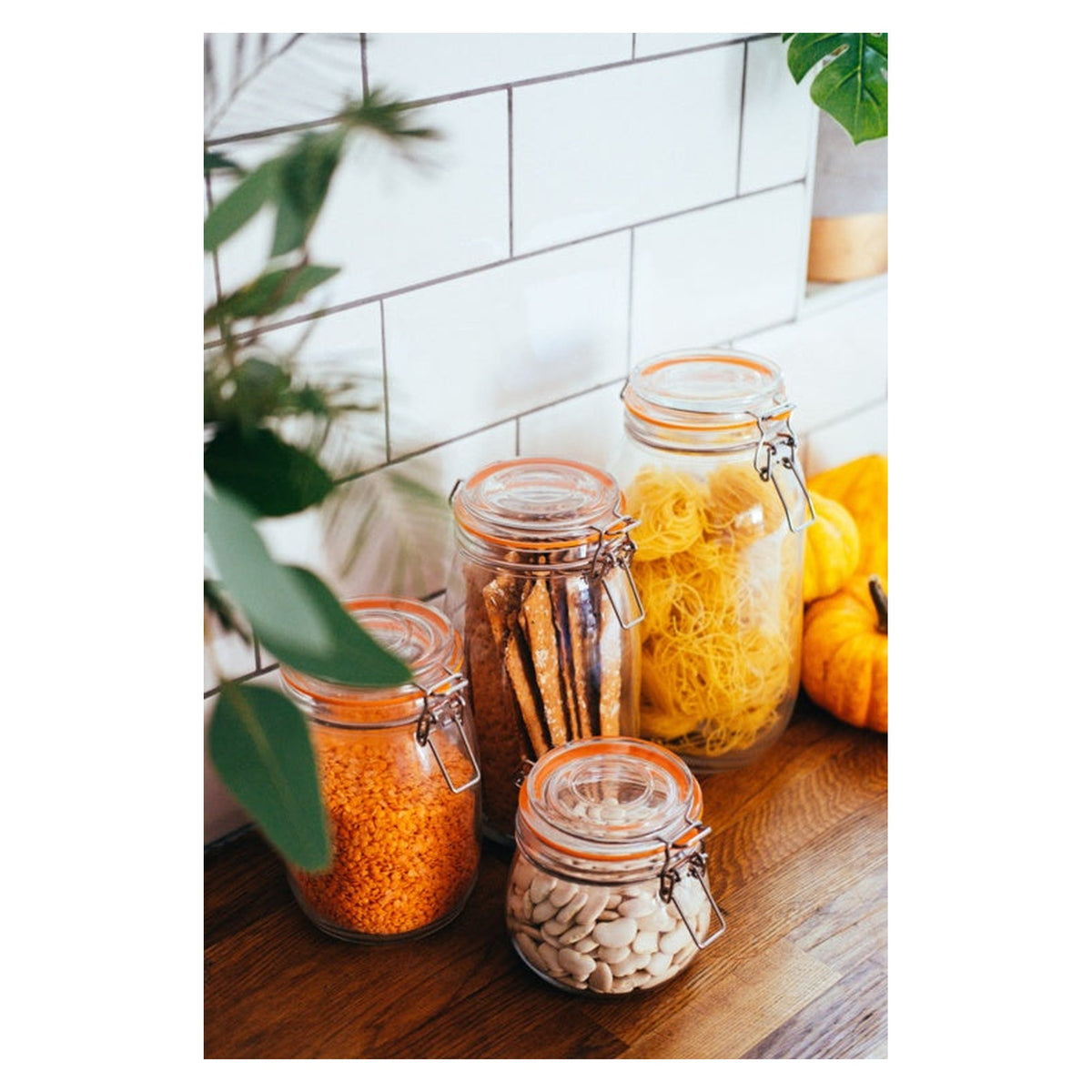 Tala classic airtight lever arm glass storage jar 700ml, view 3