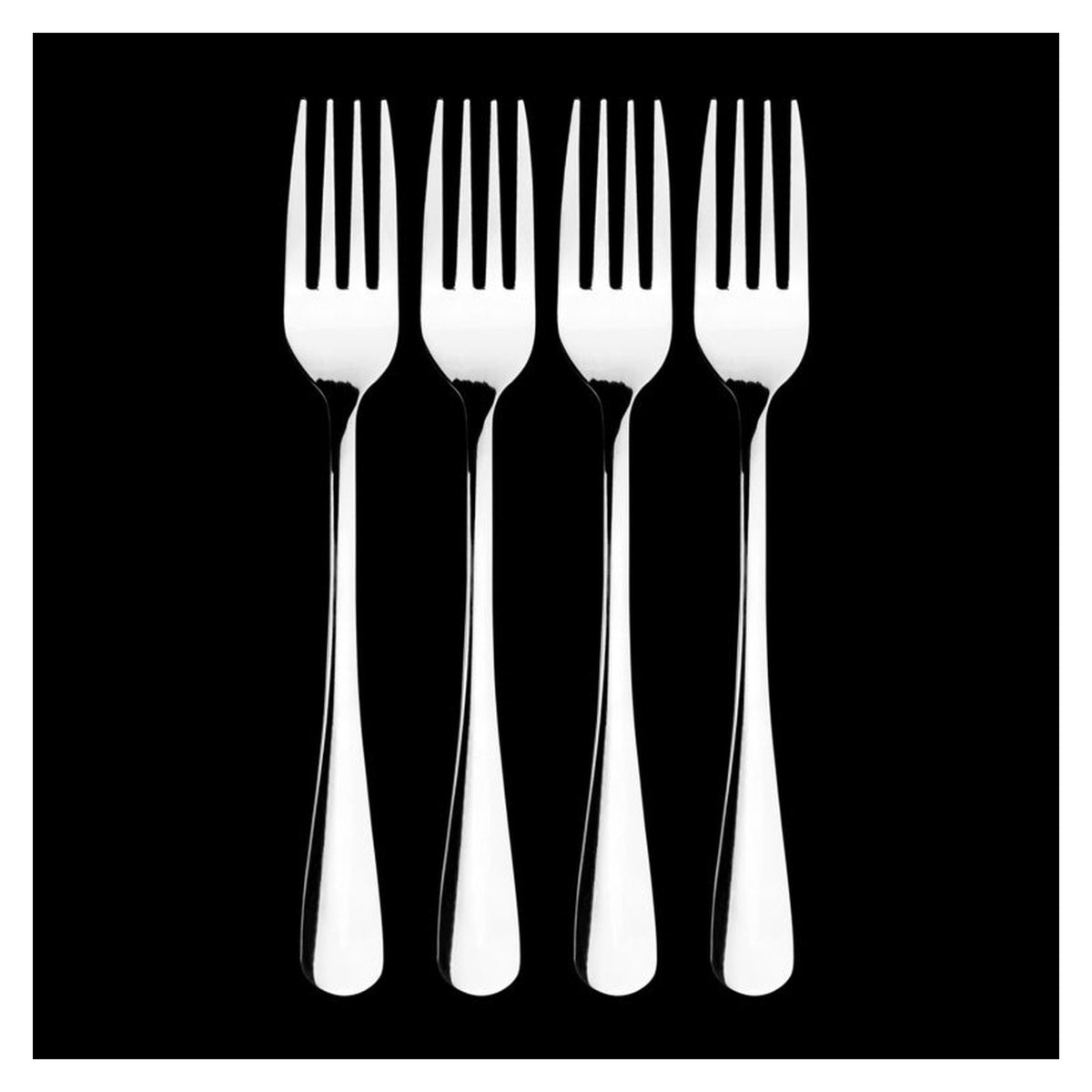 Set of four Tala Performance stainless steel forks, view 4