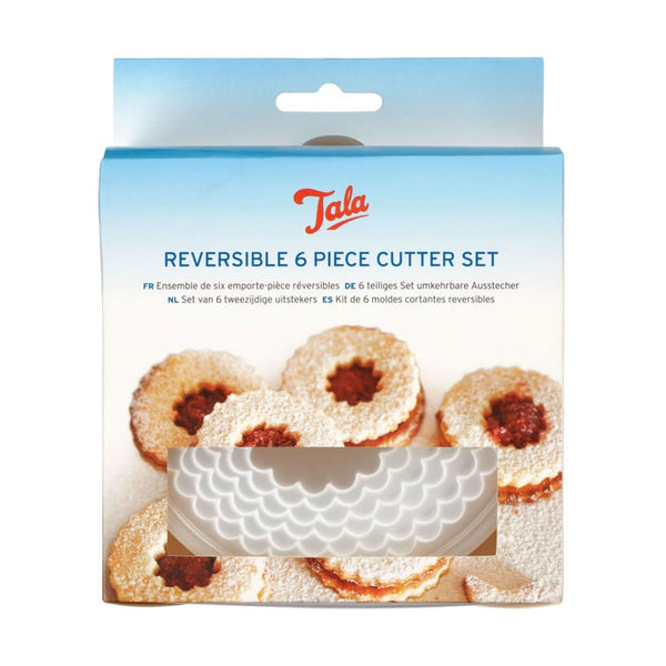 Tala 6 piece plain and crinkled cutters