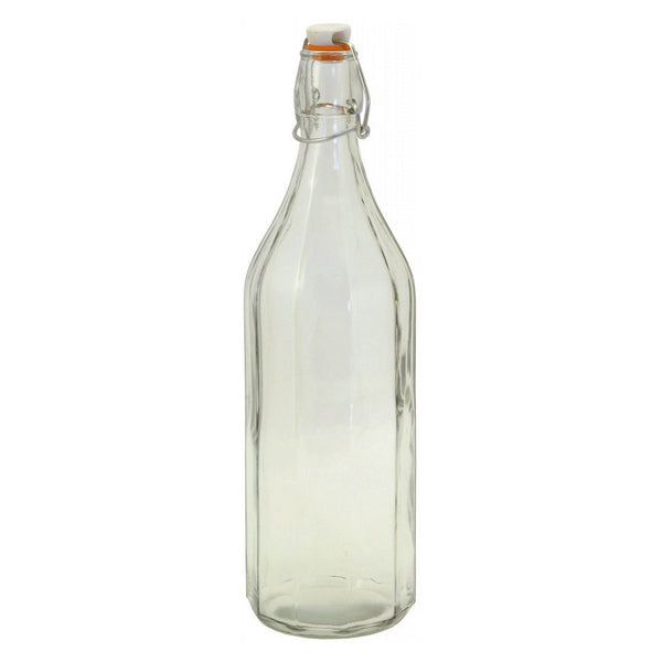 Tala clear glass preserving and cordial bottle