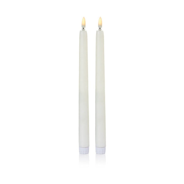 Taper Candles With Flickerbright Flame - 27.5cm