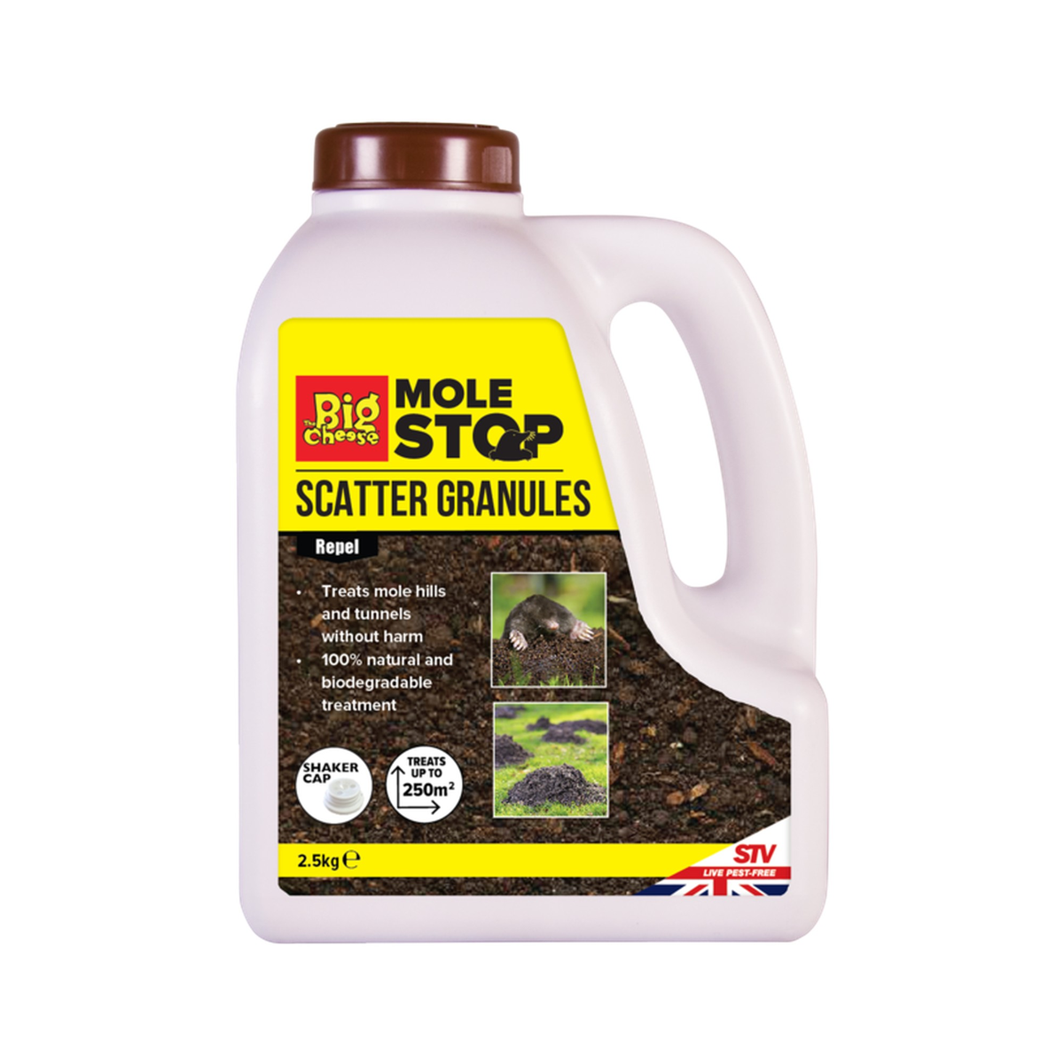 The Big Cheese mole repellent scatter granules 2.5kg