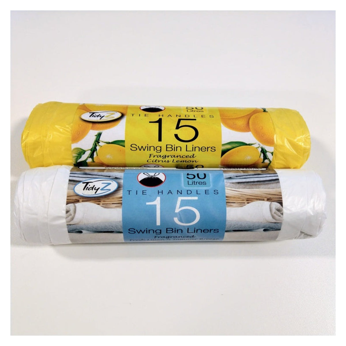Tidyz fragranced swing bin liners, pack of 15