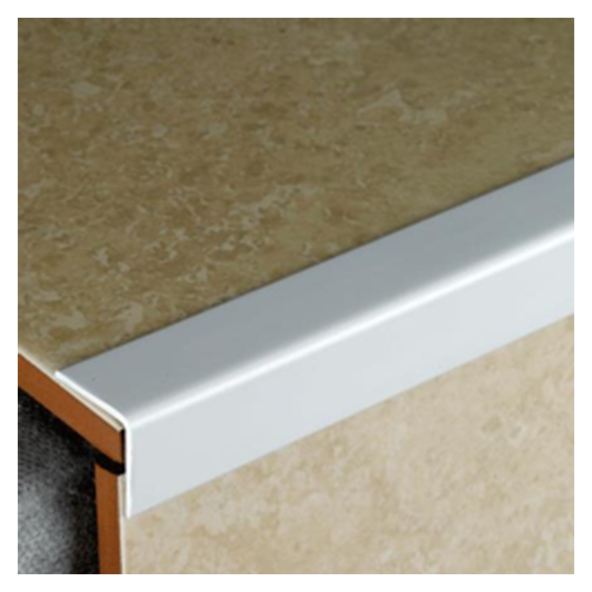 Tile Accessories silver aluminium corner protection guard, 3m