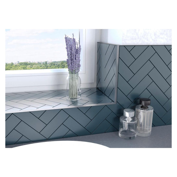 Tile Rite Cast Iron L profile tile trim 10mm x 2.44m