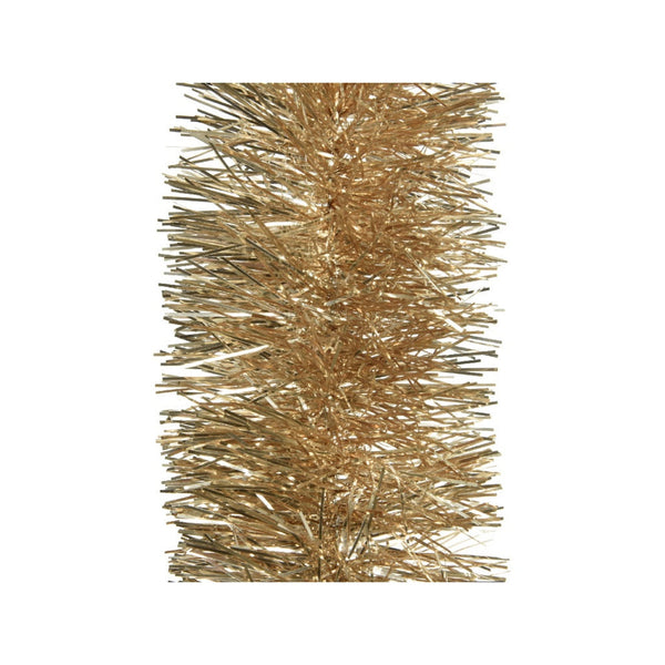 Tinsel Garland 270cm - Shiny Camel Brown