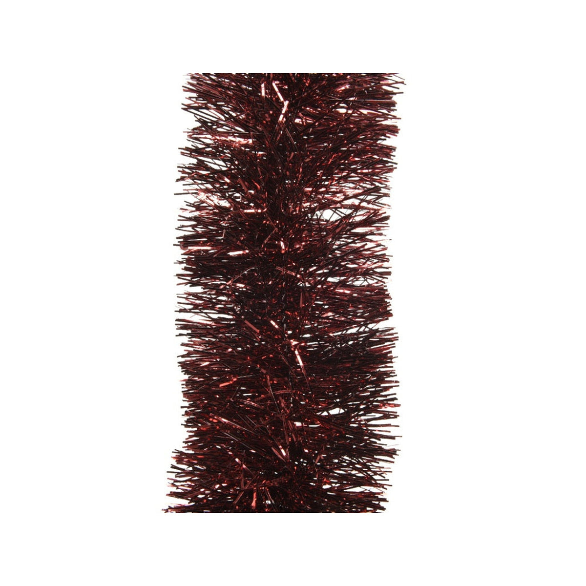Tinsel Garland Shiny Oxblood - 270cm