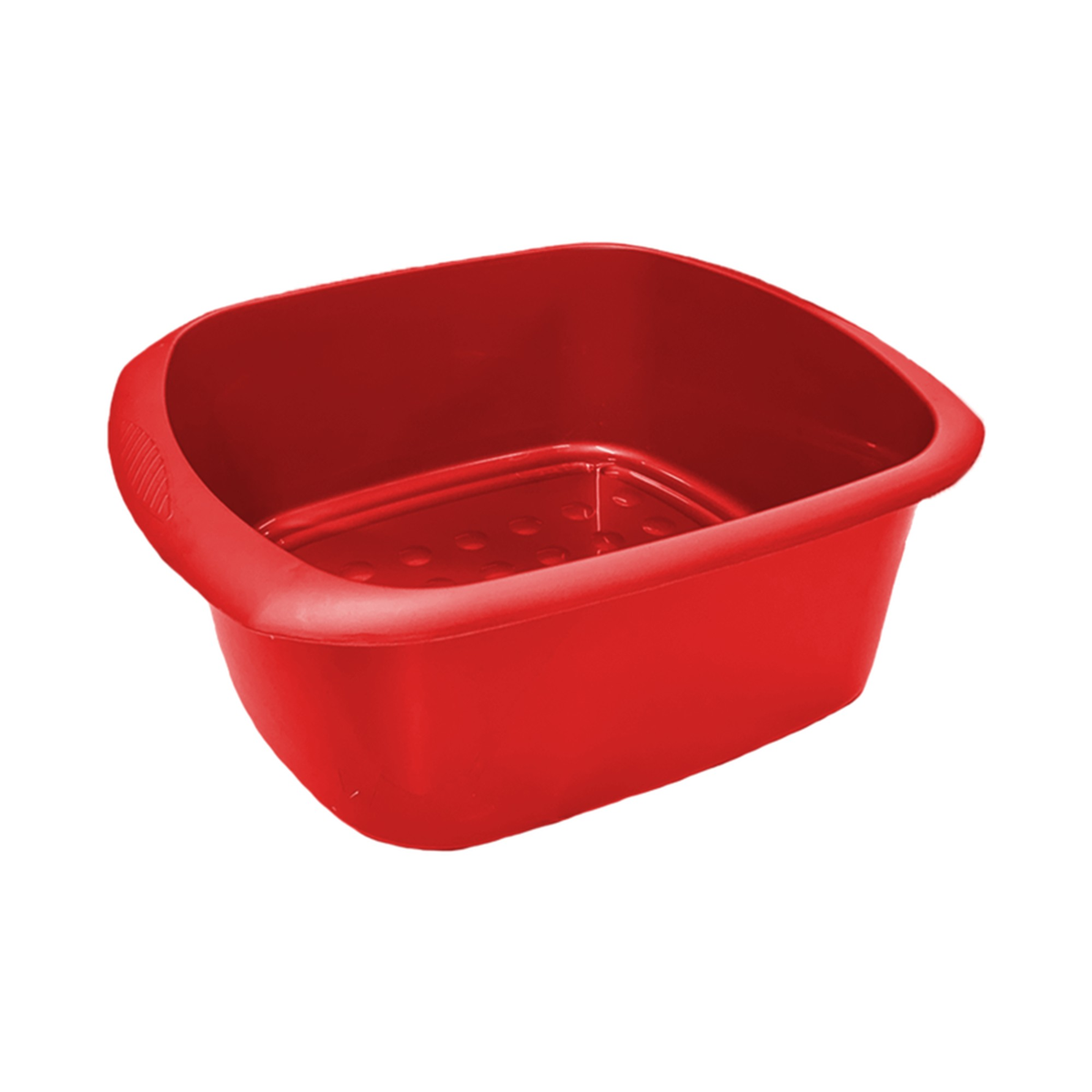 TML glitter red rectangular washing up bowl 38cm, 11 litres