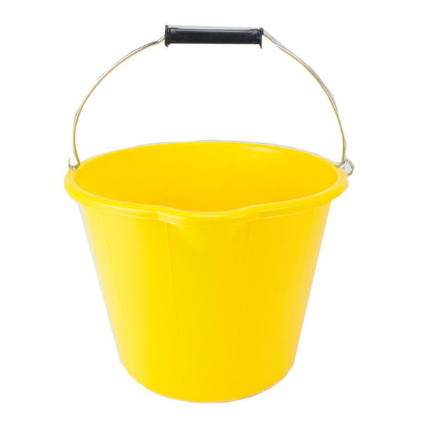TML yellow 14L builders bucket