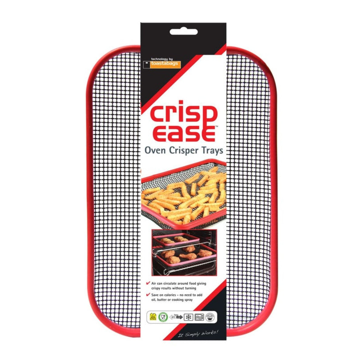 Toastabags Crispease oblong oven crisper tray