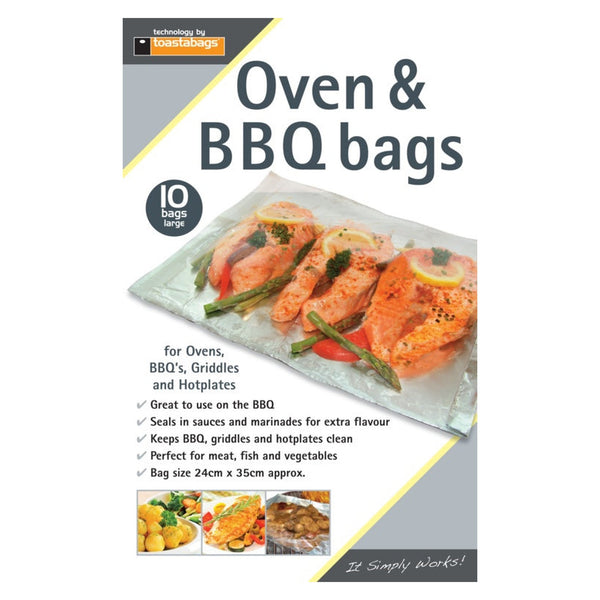 Toastabags oven and BBQ bags large 10 pack