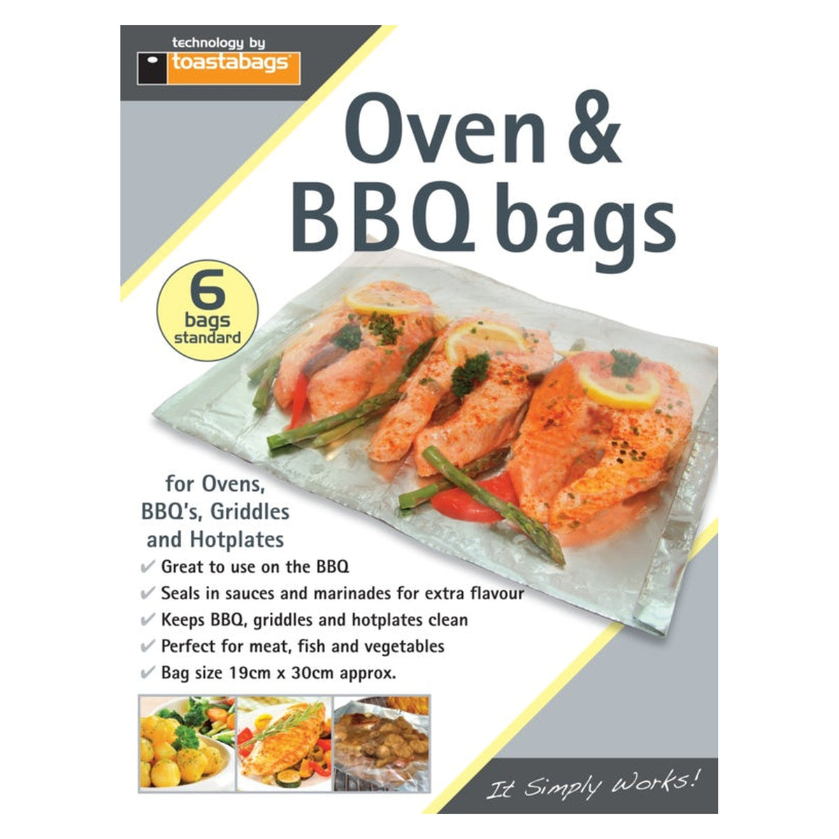 Toastabags oven and BBQ bags standard 6 pack