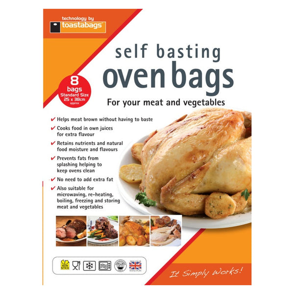 Pack of 8 Toastabags oven roasting bags