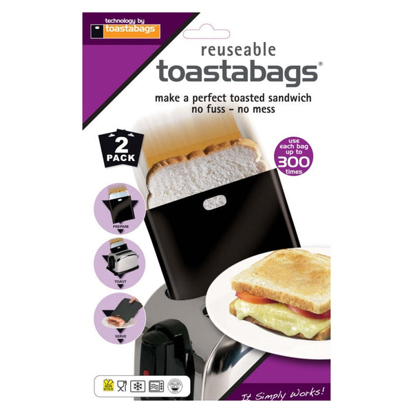 Original Toastabags reusable toasted sandwich bags twin pack
