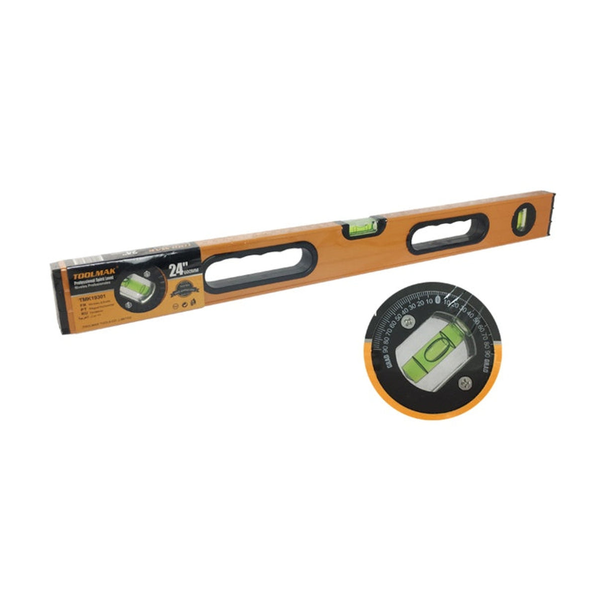 Toolmak professional 24 inch aluminium spirit level