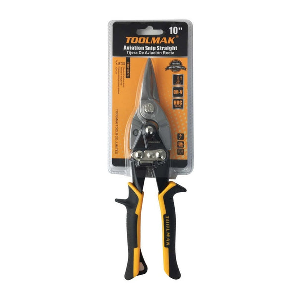 Toolmak 10 inch straight aviation snips