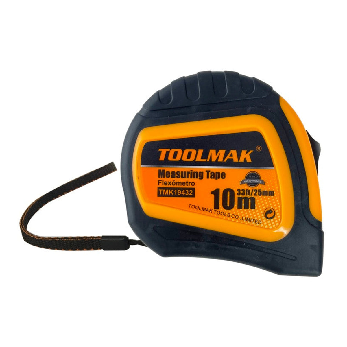 Pack of six Toolmak 10m tape measures