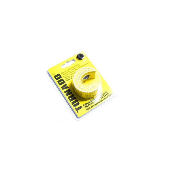 Tornado 22mm pipe cutter in yellow