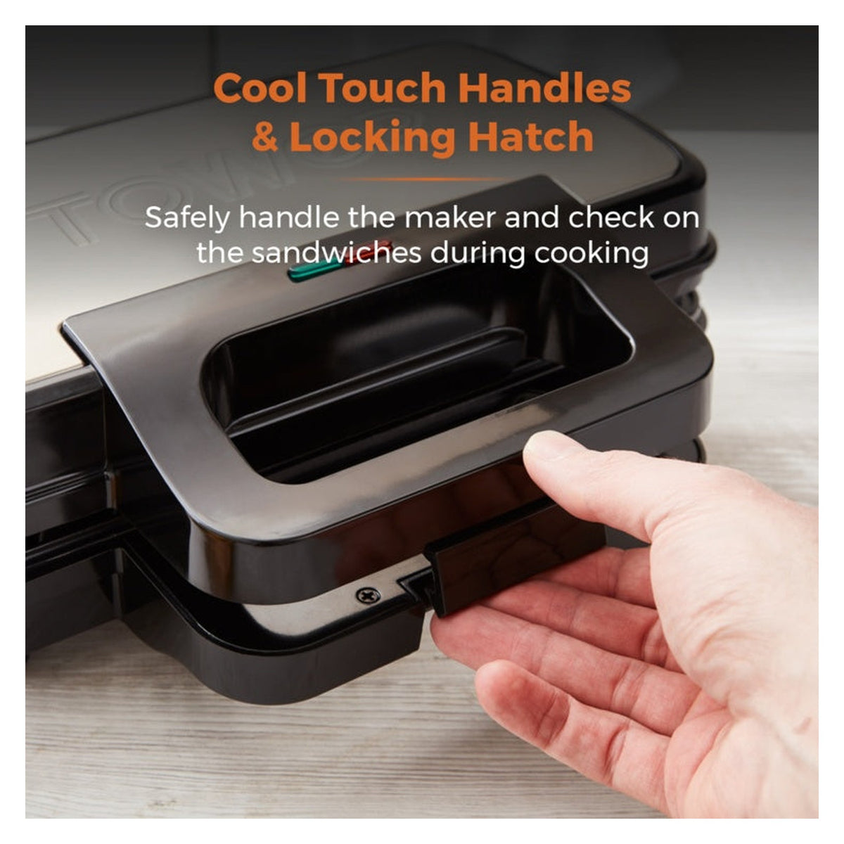 Tower 900W deep fill sandwich maker, view 7