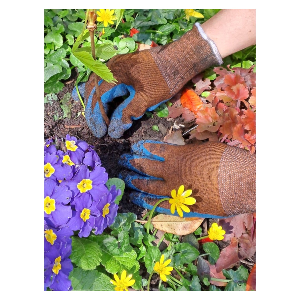 Town & Country Eco Flex Pro orange gardening gloves, small, view 2