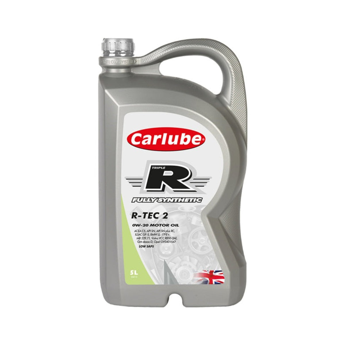 Triple R 0W-20 R-Tec engine oil 5L container