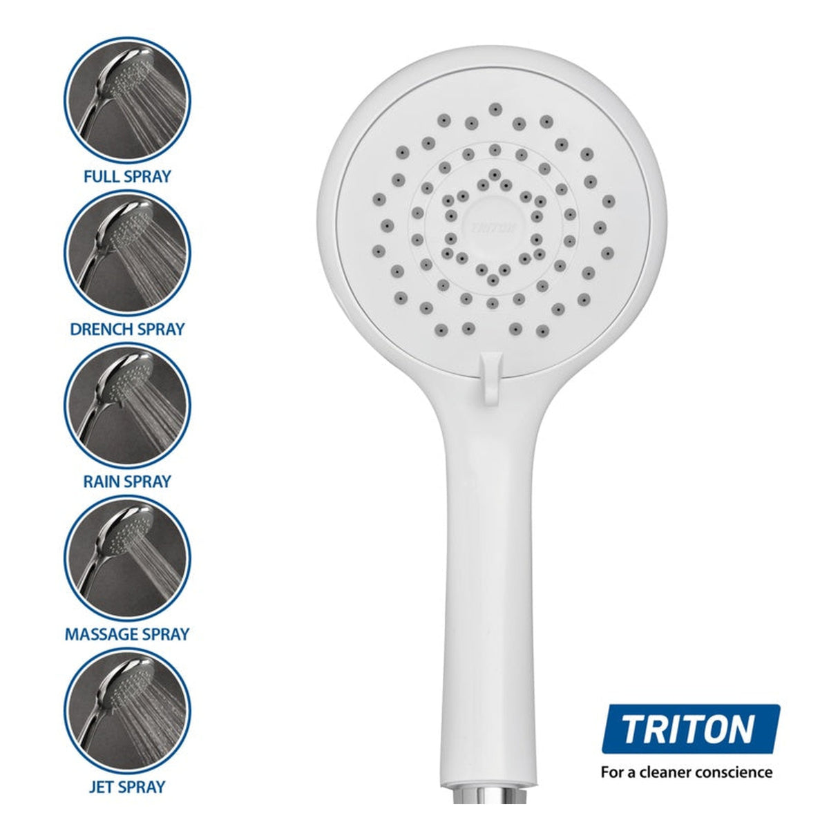 Triton T80 Easi-Fit 10.5kW electric shower, view 4